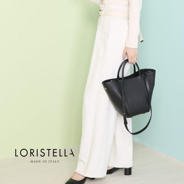 ハンドバッグ レディース 2way 牛革 ブランド LORISTELLA イタリア ショルダーバッグ きれいめ 大人 バッグ 斜めがけ トート ロリステッラ フォーマル レザー 本革 (07000531r)_2