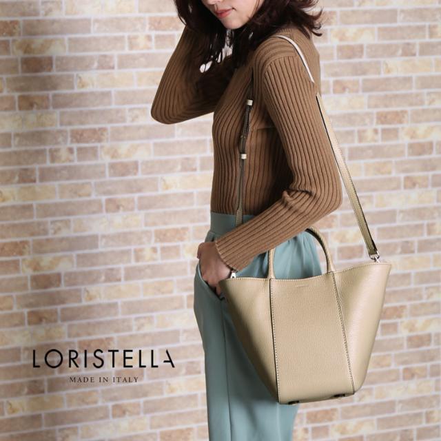 ハンドバッグ レディース 2way 牛革 ブランド LORISTELLA イタリア ショルダーバッグ きれいめ 大人 バッグ 斜めがけ トート ロリステッラ フォーマル レザー 本革 (07000531r)_11