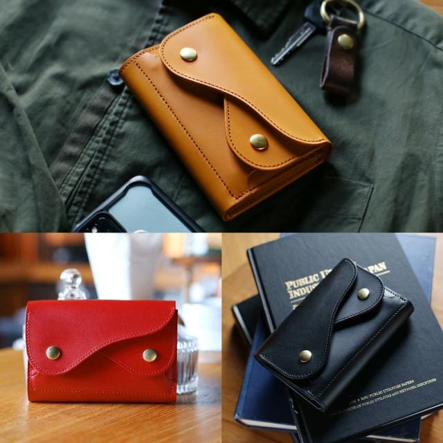 本革 財布 レディース ミニ財布 牛革 日本製 三つ折り 折り財布 ヌメ革