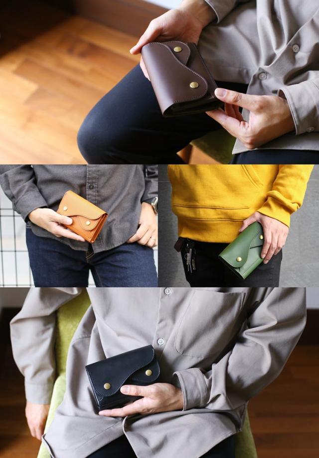 本革 折り財布 メンズ ミニ財布 牛革 日本製 三つ折り サイフ 財布 ヌメ革 牛革 Jamale ブランド ミディアム 小さい 小銭入れ ブランド プレゼント ギフト 記念品 三つ折り財布 使いやすい キャッシュレス 男性【名入れ 可能】(07000539-mens-1r)_5