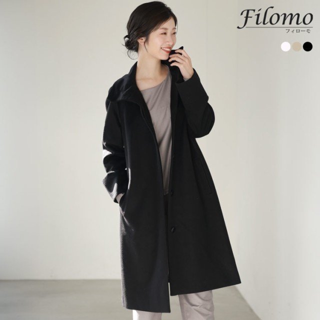 ◆美品◆ ロングコート　カシミヤ90% 毛10%  秋冬　触り心地◎