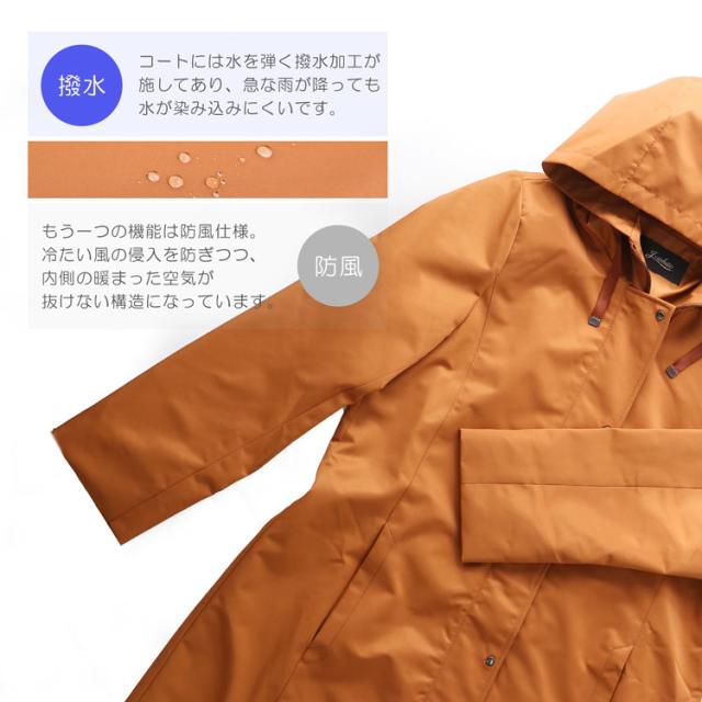 モッズコート ライナー付き レディース 3way アウター 撥水 防風