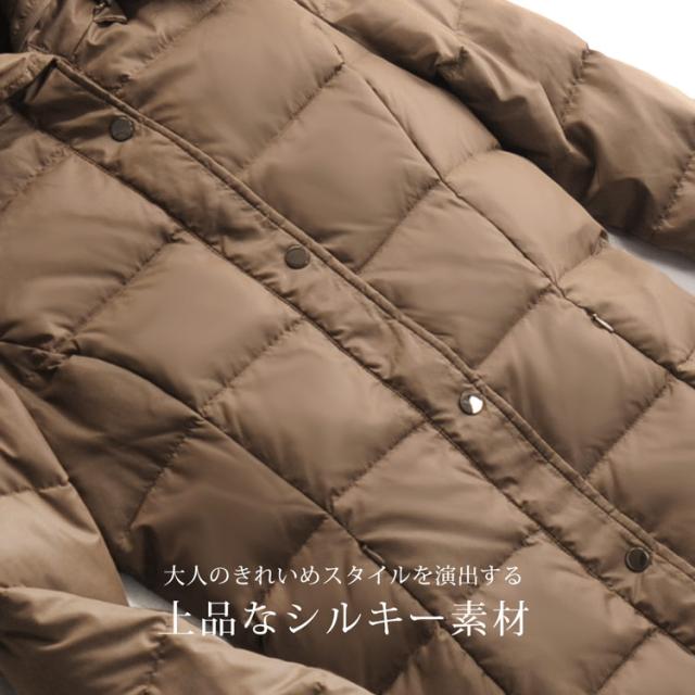 ダウンコート レディース ロング ダウン90% ラクーン ファー フード