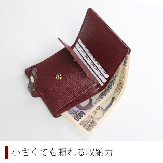 クロコダイル 二つ折り 財布 メンズ シャイニング 加工 ベルト付き (06001819-mens-1r)_6