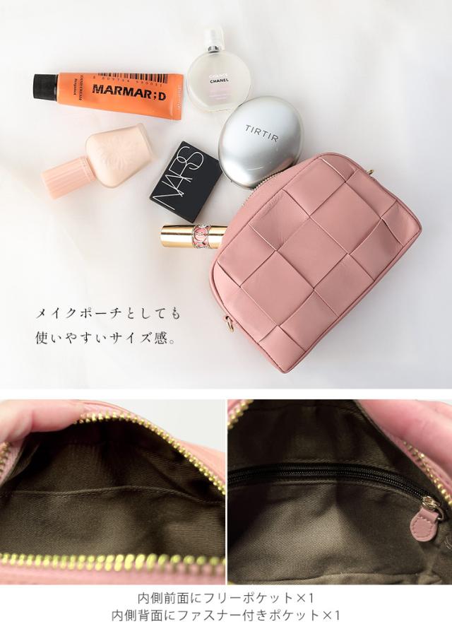 ショルダーバッグ レディース 本革 ブランド 2way レザーバッグ ポーチ 小物入れ 革 斜めがけ 本革バッグ レディースバッグ ショルダー ミニ 軽い 高見え 羊革 シープ mieno 4FB (07000679r)_6