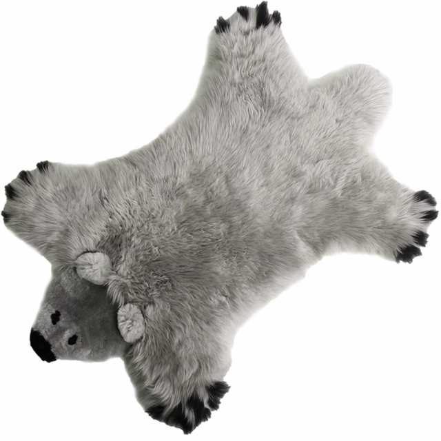 好評特価白熊 毛皮 ラグマット 敷物 北極熊 肉球 爪 全長260cm 全幅230cm ラグ一般