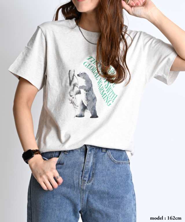 Tシャツ レディース 半袖 春 夏 半袖Tシャツ ティーシャツ アニマル