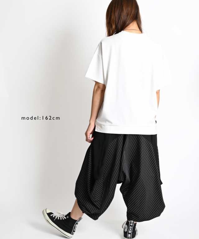 【個性派】レア！ミルクボーイ　変形パンツ　個性的　黒　サルエル　日本製Y2K