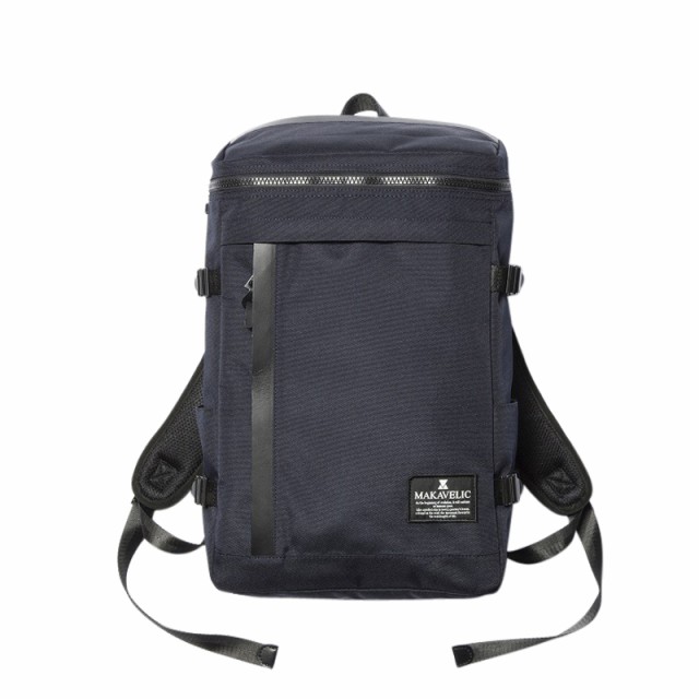 送料無料 MAKAVELIC CHASE RECTANGLE DAYPACK DARK NAVY マキャベリック チェイス レクタングル デイバック ダークネイビー