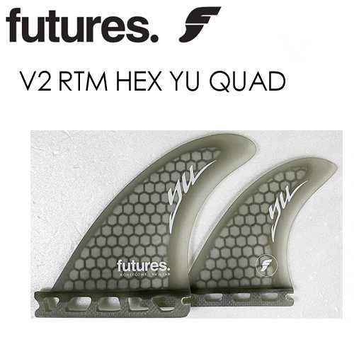 FUTUREFINS フューチャーフィン クアッド Vector2●V2 RTM HEX YU QUAD SET