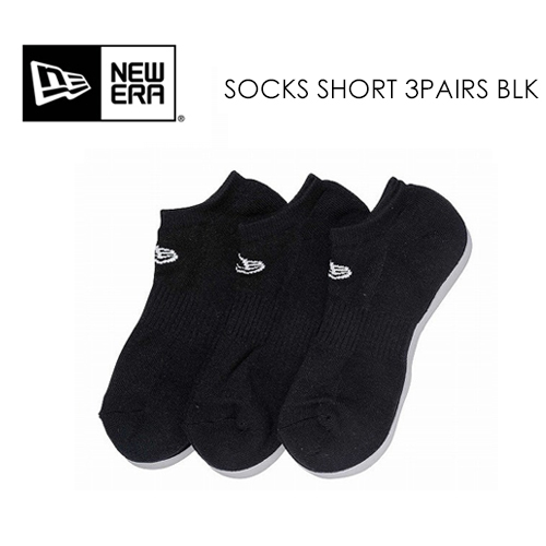 New Era ニューエラ アパレル 靴下 スニーカーソックス 3足パック Socks Short 3pairs Black ソックス ショート 3ペア ブラックの通販はau Pay マーケット サーフィン スケートボード横乗り系の専門ショップ サーファーズガイド