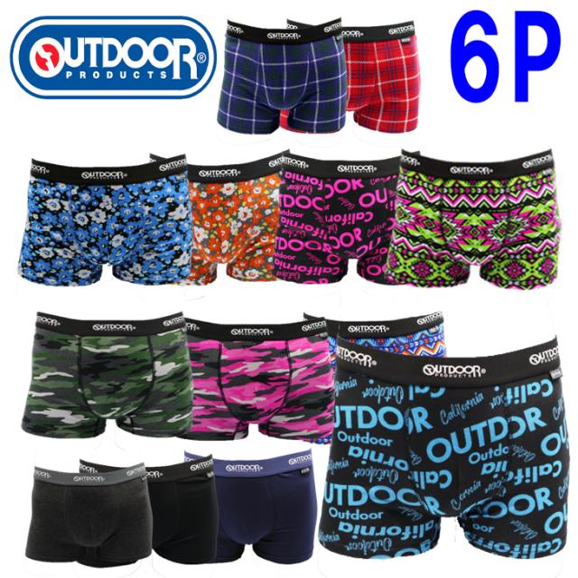 Outdoor メンズ ボクサーパンツ６枚組福袋 送料無料 アソート メンズボクサーパンツ アウトドア ｍ L Ll 前閉じ Fb21 Fiの通販はau Pay マーケット Complete