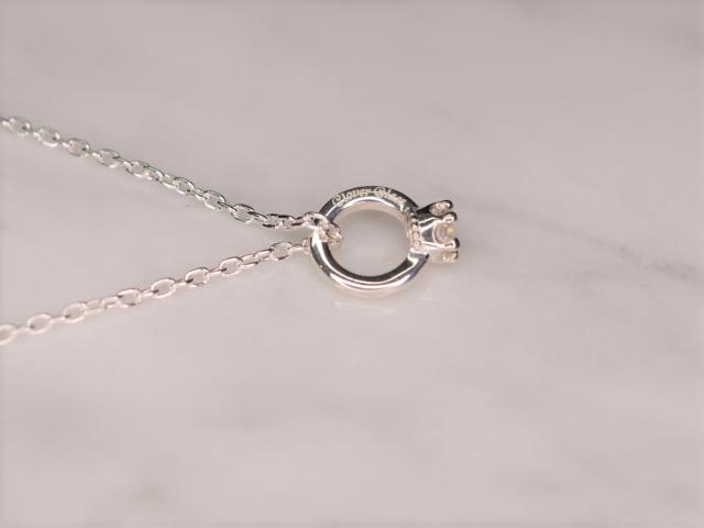 誕生石 クラウン ベビーリング ネックレス CLOVER GLASS Crown Baby Ring Pendant CGP-06 シルバー925 ペンダント レディース 誕生日 母の日 ギフト プレゼント 出産祝い_3