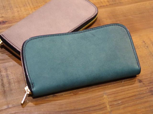 GOD FISH ゴッドフィッシュ ラウンドウォレット GF-RW テンペスティ テキサス（モスブルー） ミシンソーイング レザーウォレット 財布 小銭入れ メンズ　レディース GOD FISH ゴッドフィッシュ ラウンドウォレット GF-RW テンペスティ