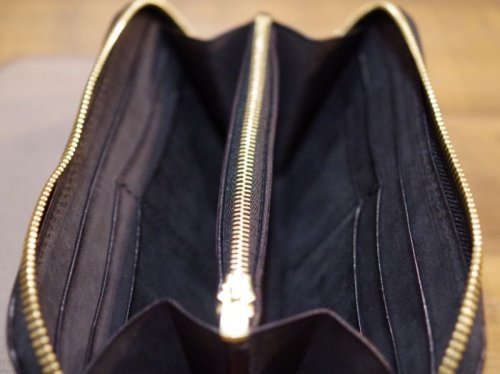 GOD FISH ゴッドフィッシュ ラウンドウォレット GF-RW テンペスティ テキサス（モスブルー） ミシンソーイング レザーウォレット 財布 小銭入れ メンズ　レディース GOD FISH ゴッドフィッシュ ラウンドウォレット GF-RW テンペスティ