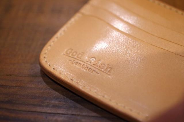 GOD FISH ゴッドフィッシュ ショートウォレット GF-SW ミシンソーイング 栃木レザー サドル レザーウォレット 二つ折り 財布 メンズ レディース_4