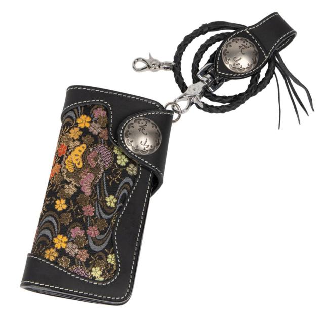 【送料無料】 花山 カザン ロングウォレット W-9AK レザーウォレット 長財布 デグナー メンズ 送料無料】 花山 カザン ロングウォレット W-9AK レザーウォレット 長