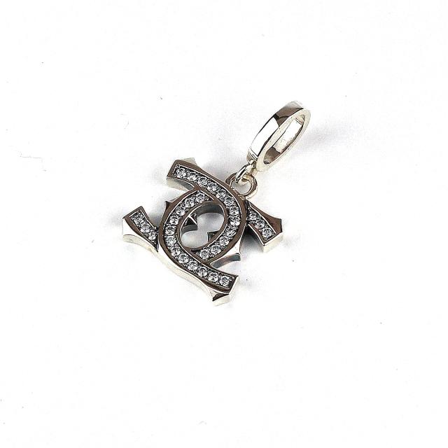 キングリモ　ホースシュークロスリンクチャーム　HORSE SHOE CROSS LINK CHARM　KLCM28CZ　King Limo　チャーム　ペンダントトップ