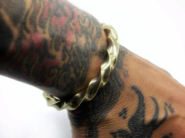 シリーエッセンス silly essence ツイストヘビーバングル twisted heavy bangle brass sebn-0010 メンズ レディース_3