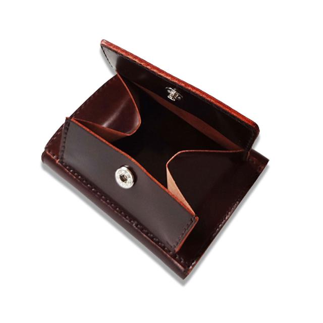 【父の日ギフト】オイルコードバン 三つ折り財布 ミニウォレット 新喜皮革 日本製 レザーウォレット 革財布 メンズ レディース 父の日ギフト】オイルコードバン 三つ折り財布 ミニウォレット 新喜