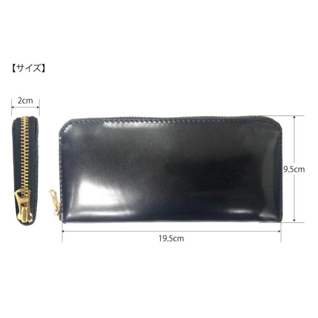 新喜皮革　オイルコードバン　ラウンドウォレット　長財布　栃木レザー　日本製 CLOVER925セレクト CLSLCT-L213メンズ レディース 新喜皮革 オイルコードバン ラウンドウォレット 長財布 栃木レザー