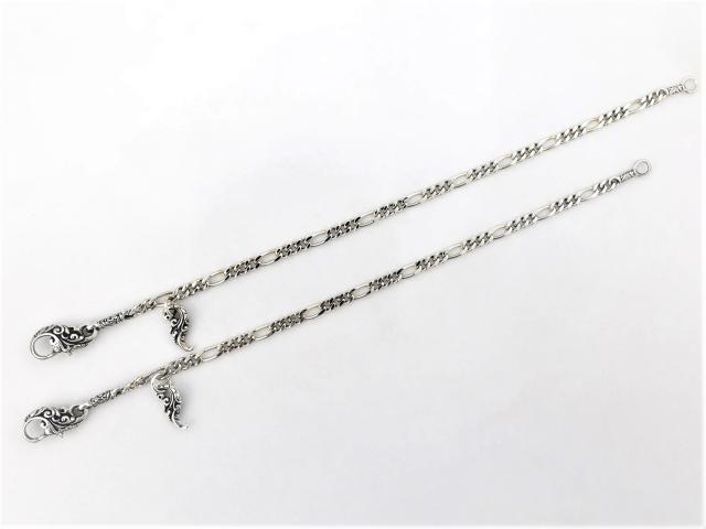 【送料無料】 ZOCALO ソカロ アイビー・オブ・フレイム・チャームロック・ブレスレット CHARM LOCK BRACELET : IVY OF FLAME : FIGARO 19cm 20cm ZBLS-0029 シンプル ブレスレット メンズ レディース_6