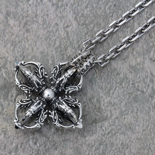 zocalo ソカロ チベタン・ドラゴン・ダブル・ドージェ・ペンダントネックレス ソカロ/[シルバーネックレス]チベタン・ドラゴン・ダブル