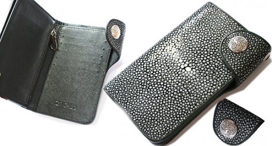 ZOCALO（ソカロ） ガルーシャロングウォレット ・ 長財布/ブラック