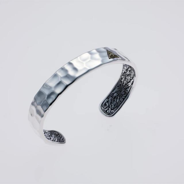 【送料無料】 ZOCALO ソカロ 槌目バングル アイ・オブ・プロビデンス HAMMERED TEXTURE BANGLE EYE OF PROVIDENCE ZBAS-0023 シンプル ブレスレット メンズ レディース_7