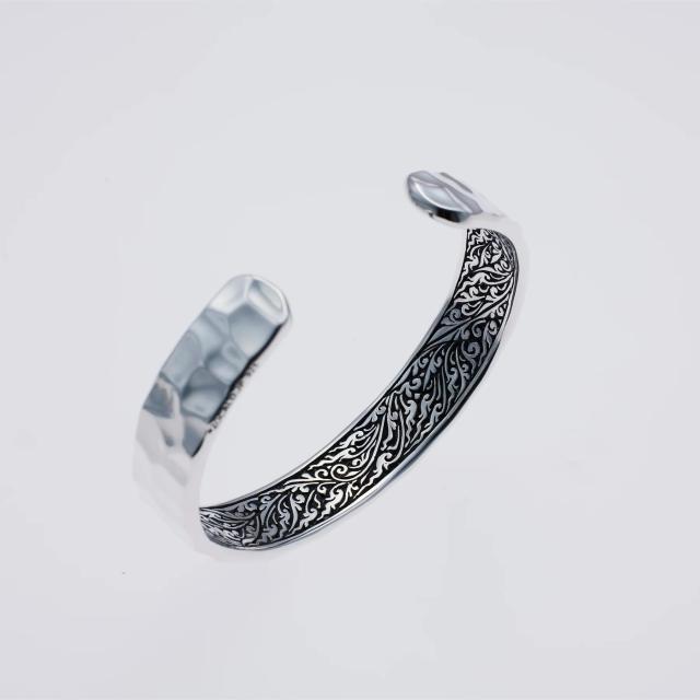 【送料無料】 ZOCALO ソカロ 槌目バングル ダブルドージェ HAMMERED TEXTURE BANGLE DOUBLE DORJE ZBAS-0024 シンプル ブレスレット メンズ レディース_8