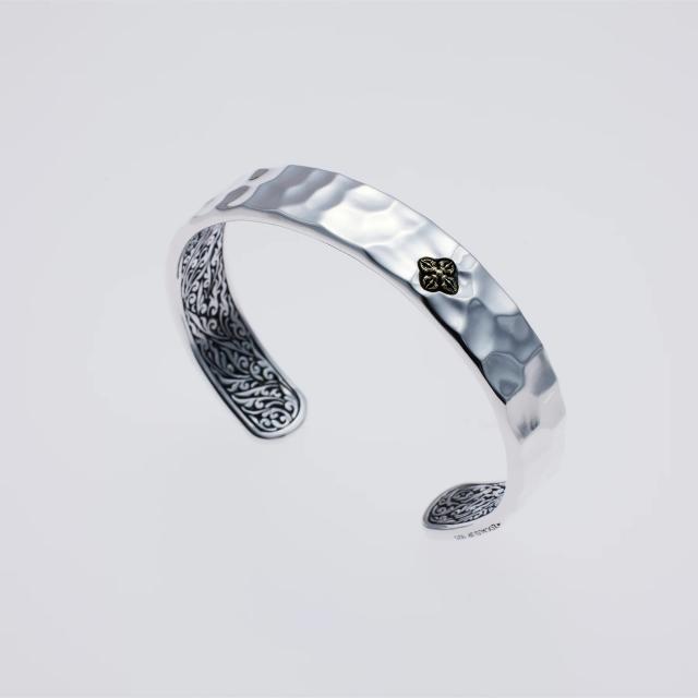 【送料無料】 ZOCALO ソカロ 槌目バングル ダブルドージェ HAMMERED TEXTURE BANGLE DOUBLE DORJE ZBAS-0024 シンプル ブレスレット メンズ レディース_7