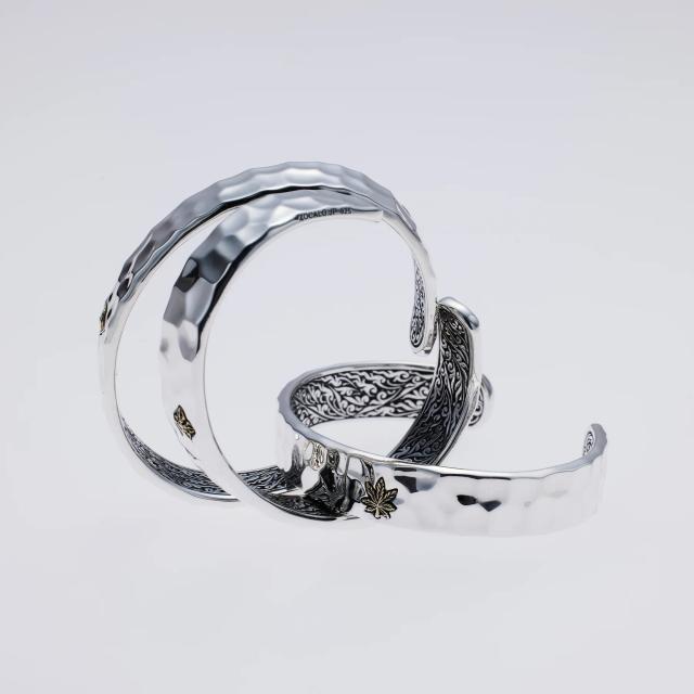 【送料無料】 ZOCALO ソカロ 槌目バングル ダブルドージェ HAMMERED TEXTURE BANGLE DOUBLE DORJE ZBAS-0024 シンプル ブレスレット メンズ レディース_9