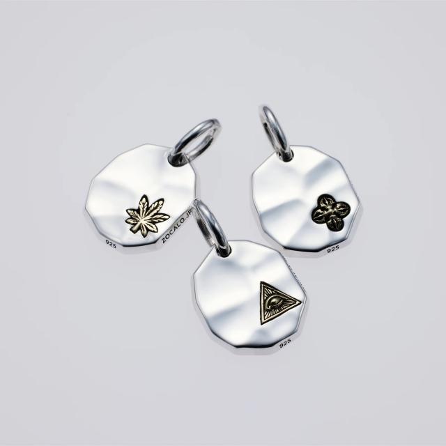 【送料無料】ZOCALO ソカロ  HAMMERED TEXTURE PLATE PENDANT（LEAF） 槌目プレートペンダント リーフ ZPDS-0119 ネックレス メンズ レディース_5