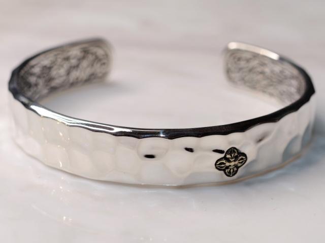 【送料無料】 ZOCALO ソカロ 槌目バングル ダブルドージェ HAMMERED TEXTURE BANGLE DOUBLE DORJE ZBAS-0024 シンプル ブレスレット メンズ レディース_6