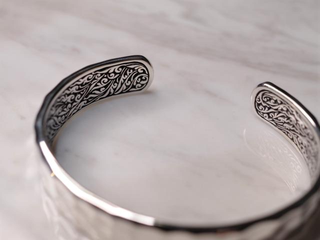 【送料無料】 ZOCALO ソカロ 槌目バングル ダブルドージェ HAMMERED TEXTURE BANGLE DOUBLE DORJE ZBAS-0024 シンプル ブレスレット メンズ レディース_5