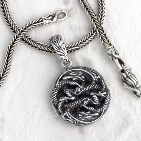 ZOCALO ホースシュー・ドージェ・ペンダント ヘリンボーンネックレス