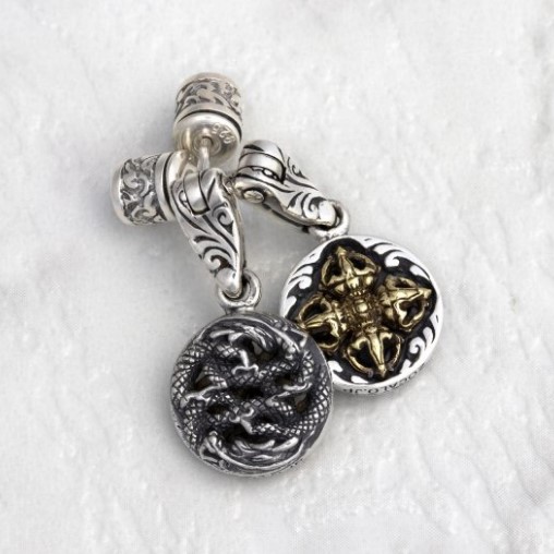 ZOCALO ソカロ ダブル・ドラゴン・クラウン・ダブル・ドージェ・ピアス