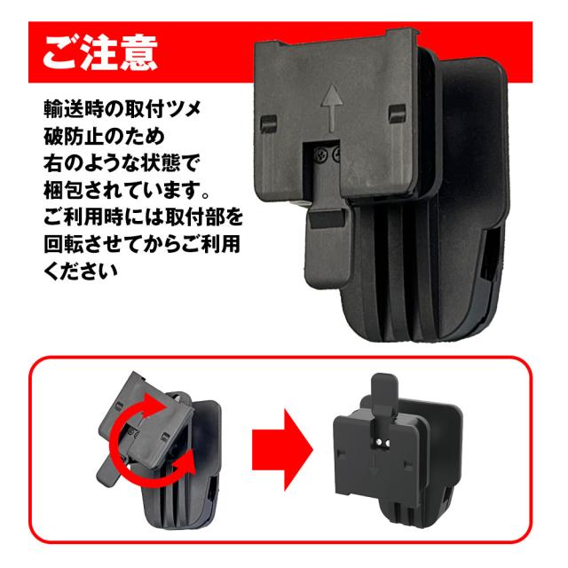 クリップ式マウント 挟み込みマウント ヘルメット式マウント