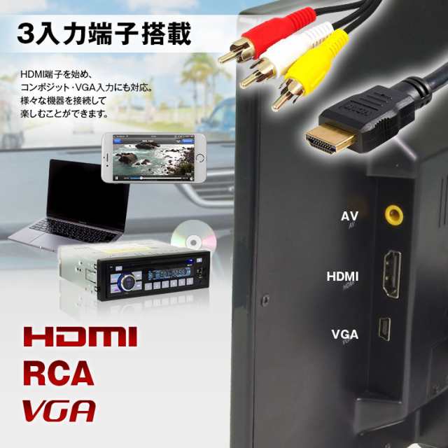 10 1インチ オンダッシュモニター ミラーリング対応 Wifi リアモニター 高画質 超薄 Hdmi Rca Led液晶 スピーカー内蔵 車載の通販はau Pay マーケット 還元祭参加中 お得なクーポン有 Car快適空間