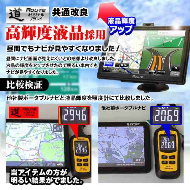 【3年間最新地図に更新可能】 カーナビポータブルナビ2023年地図7インチ⑧