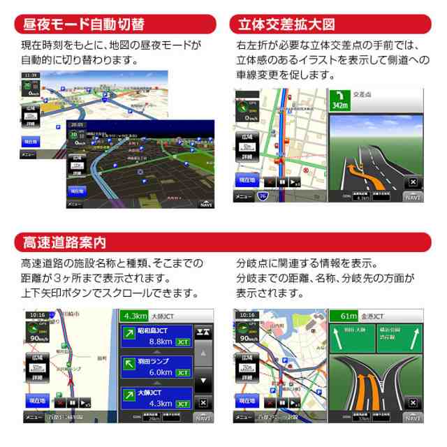 2024年最新地図対応 3年間地図更新無料 ポータブルナビ カーナビ 7