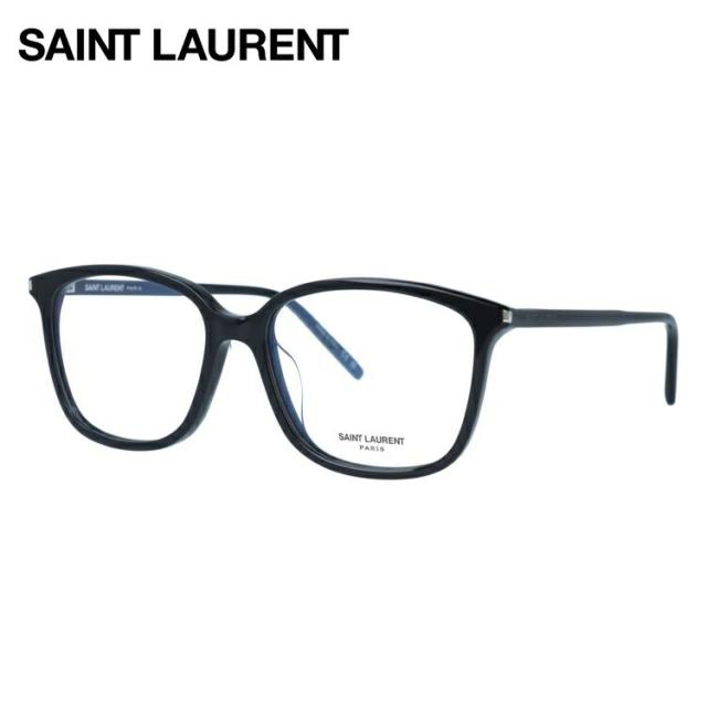 サン・ローラン パリ メガネフレーム SAINT LAURENT PARIS SL 453/F 001 55サイズ 伊達メガネ アジアンフィット ウェリントン型 イヴ・サンローラン サンローラン パリ ユニセックス メンズ レディース