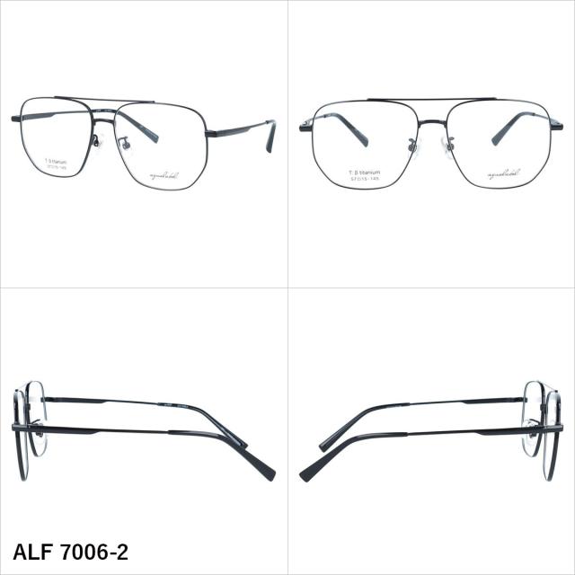 アクアレーベル メガネフレーム 伊達メガネ AQUALABEL ALF 1009 53 全3