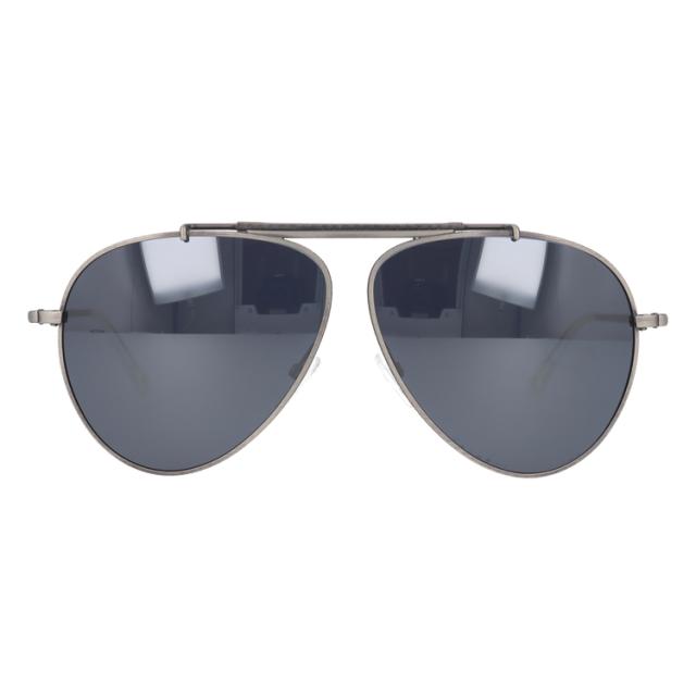 ボッテガヴェネタ BOTTEGA VENETA サングラス B.V. 159S SLN/4X SMTT ANTSILV SEMI MATTE SILVER/SMOKE MIRROR ティアドロップ メンズ レディース UVカット 紫外線_2