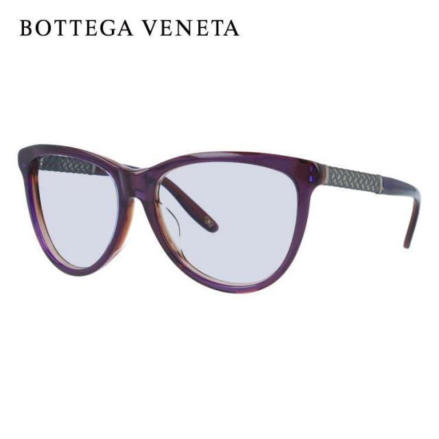 ボッテガヴェネタ ライトカラー サングラス BOTTEGA VENETA B.V.251FS F35/J8 56（PURP ANTSILV） パープル ブラウン/パープルグラデーション アジアンフィット 薄い色 オシャレ ドライブ レジャー 男女兼用