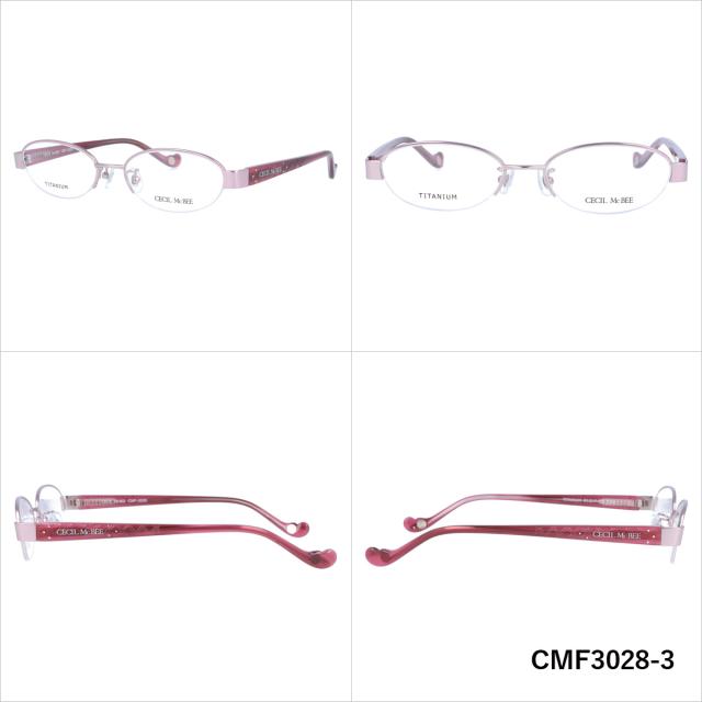 セシルマクビー メガネフレーム オーバル型 伊達メガネ CECIL McBEE CMF3029 全4カラー 51サイズ メンズ レディース セシルマクビー メガネフレーム オーバル型 伊達メガネ CECIL McBEE