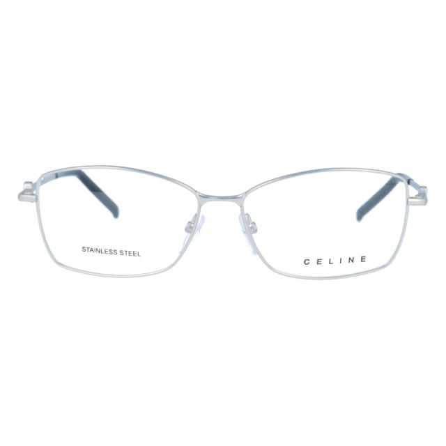 セリーヌ メガネフレーム スクエア型 伊達メガネ CELINE VC1243S 0581 53サイズ レディース ブラゾン アイコン ロゴ セリーヌ メガネフレーム スクエア型 伊達メガネ CELINE VC1243S 0581