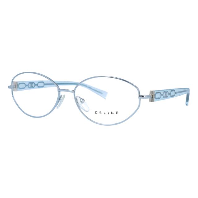 セリーヌ メガネフレーム オーバル型 伊達メガネ CELINE VC1306M 0S58 55サイズ レディース ブラゾン アイコン ロゴ セリーヌ メガネフレーム オーバル型 伊達メガネ CELINE VC1306M 0S58