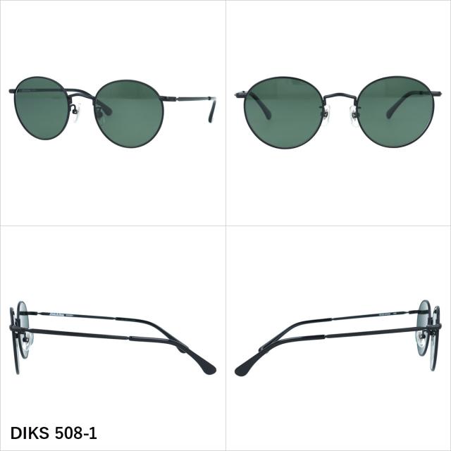 ディッキーズ サングラス 偏光サングラス アジアンフィット 調整可能ノーズパッド Dickies DIKS 508 52 全3カラー ラウンド ユニセックス メンズ レディース_1