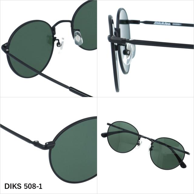 ディッキーズ サングラス 偏光サングラス アジアンフィット 調整可能ノーズパッド Dickies DIKS 508 52 全3カラー ラウンド ユニセックス メンズ レディース_2